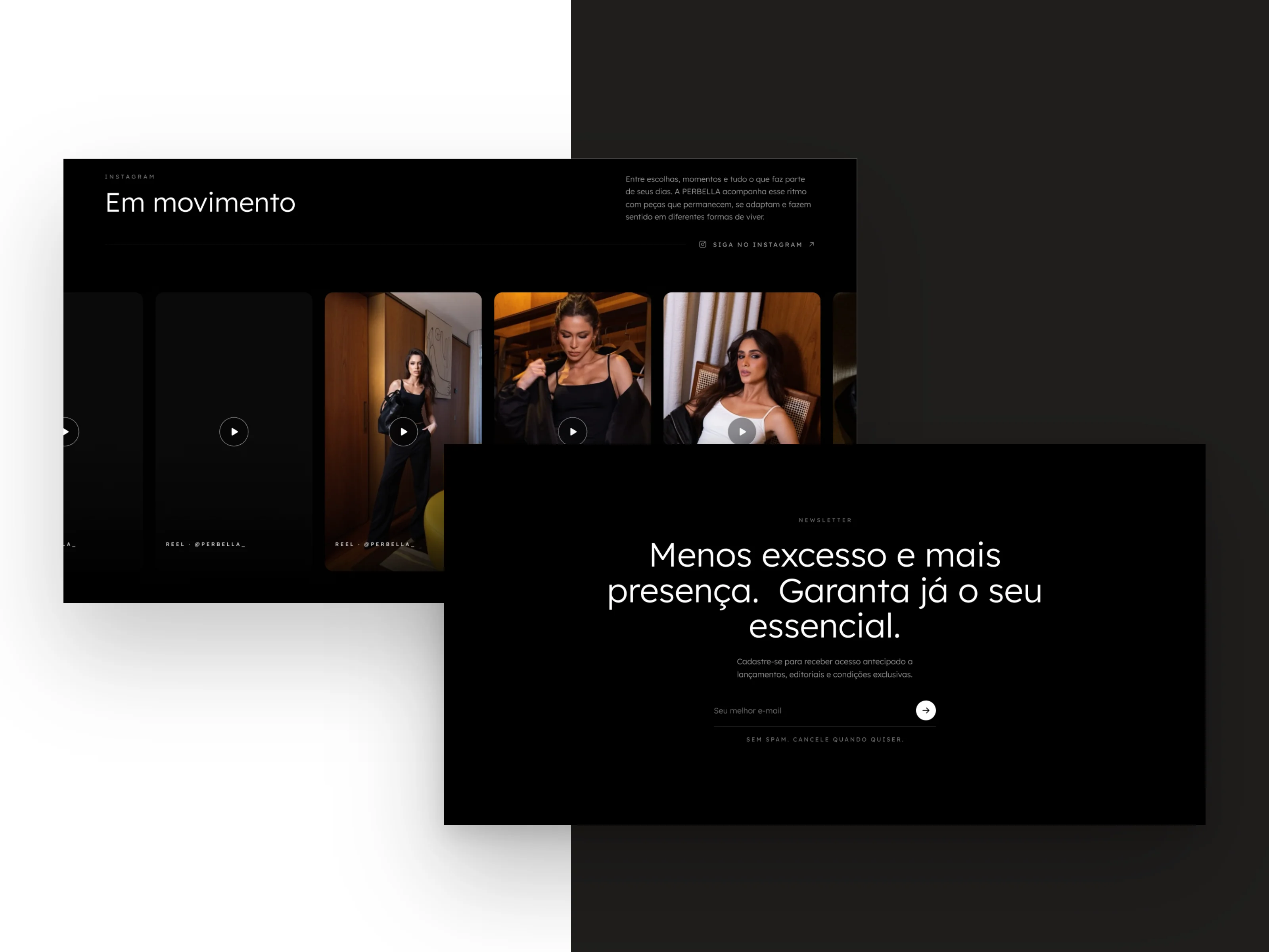 Vitrine por coleção